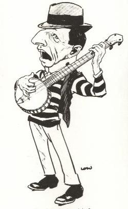 Den as a minstrel